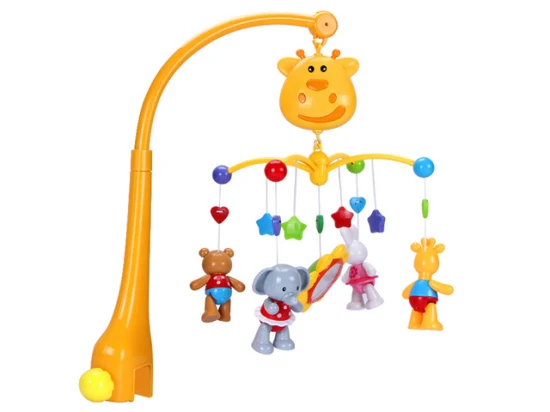 Baby-Musik-Hängespielzeug, Giraffe, Kinderbett, Babybett, Glockenspielzeug (H3691077)