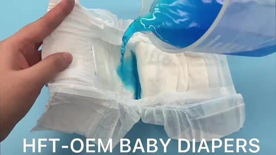 Neugeborene Einweg-Babywindel aus Baumwolle, weich, atmungsaktiv, Babyartikel