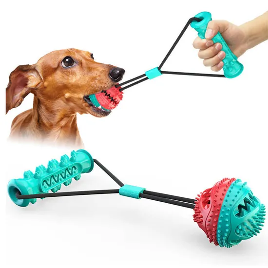 Neues Design, rollender Hundespielball, Puzzle und Kauspielzeug für Haustiere, Leckereien, Gummiballspielzeug, unendlich scrollendes Hundespielzeug